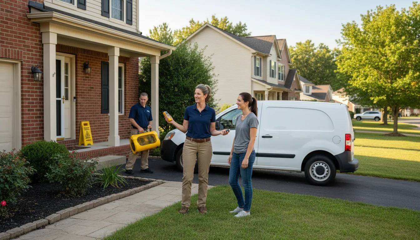 Water restoration image for Home Water Damage Repair in Warden, WA